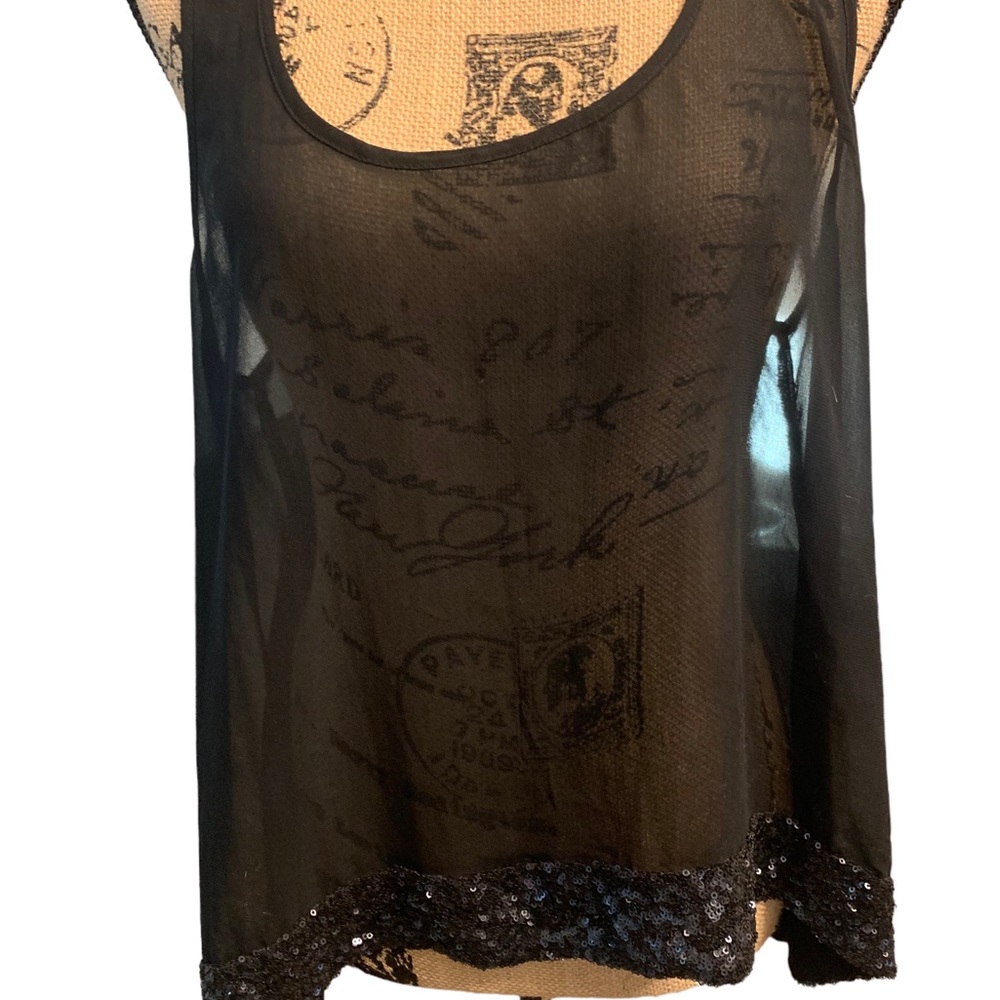 Mossimo Sheer Tunic Tank -XL